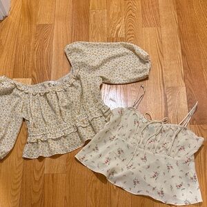 SALE Bundle 2 Floral Tops Medium